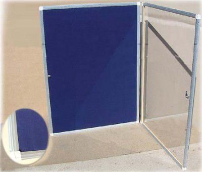 Доска тканевая с прозрачной дверцей и замком (500х750 мм)